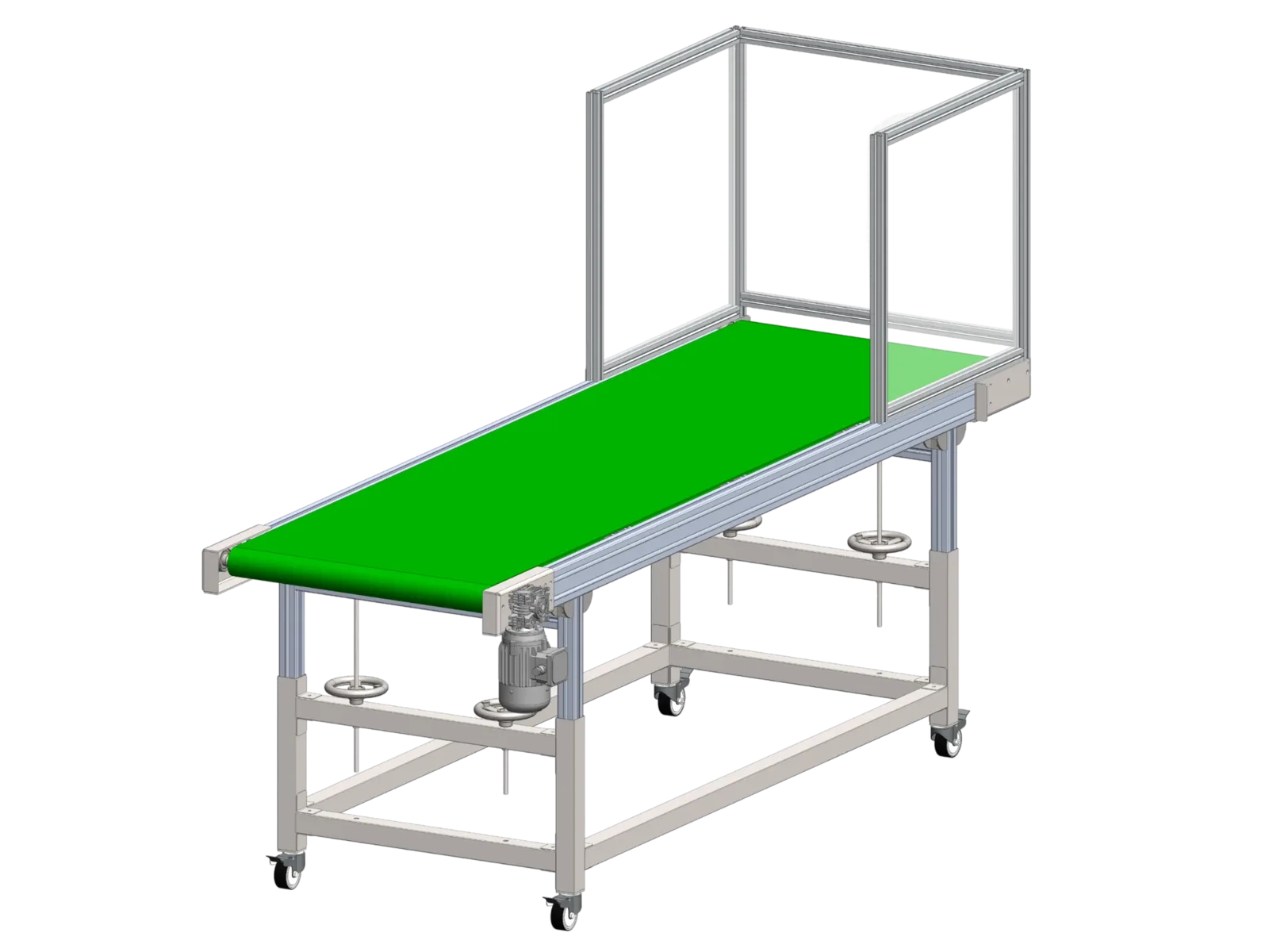 Enjeksiyon Robot Yanı Konveyör 600 × 2000 mm