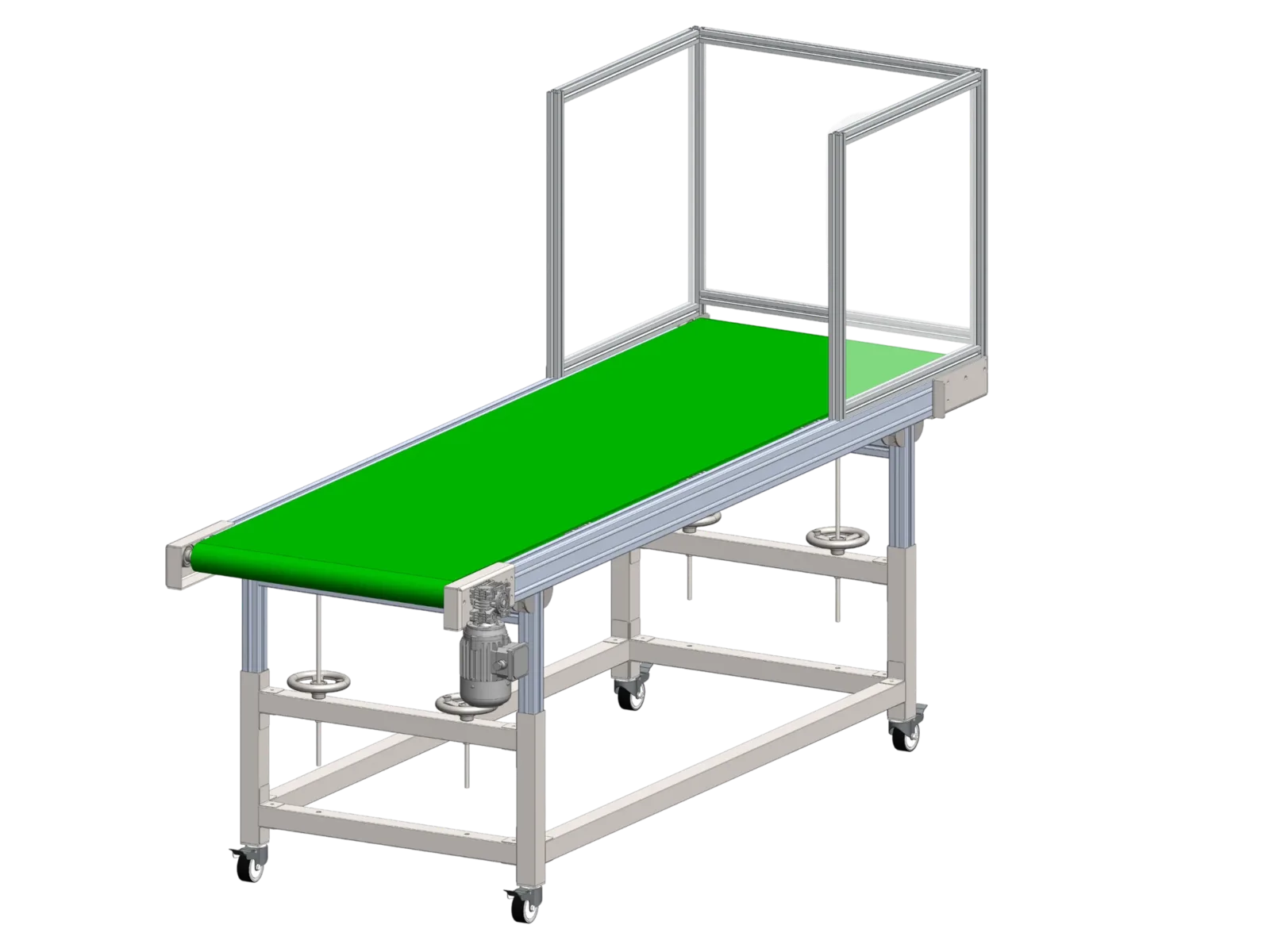 Enjeksiyon Robot Yanı Konveyör 600 × 2500 mm